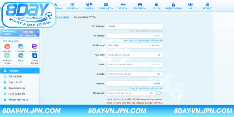 Tuân thủ quy định khi thực hiện rút thưởng